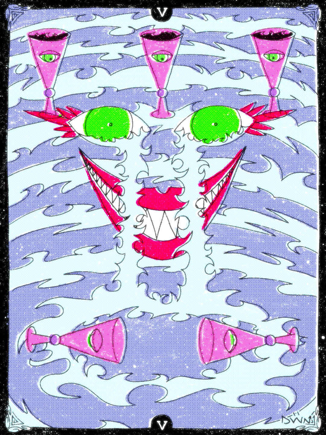 ugly 5 of cups
